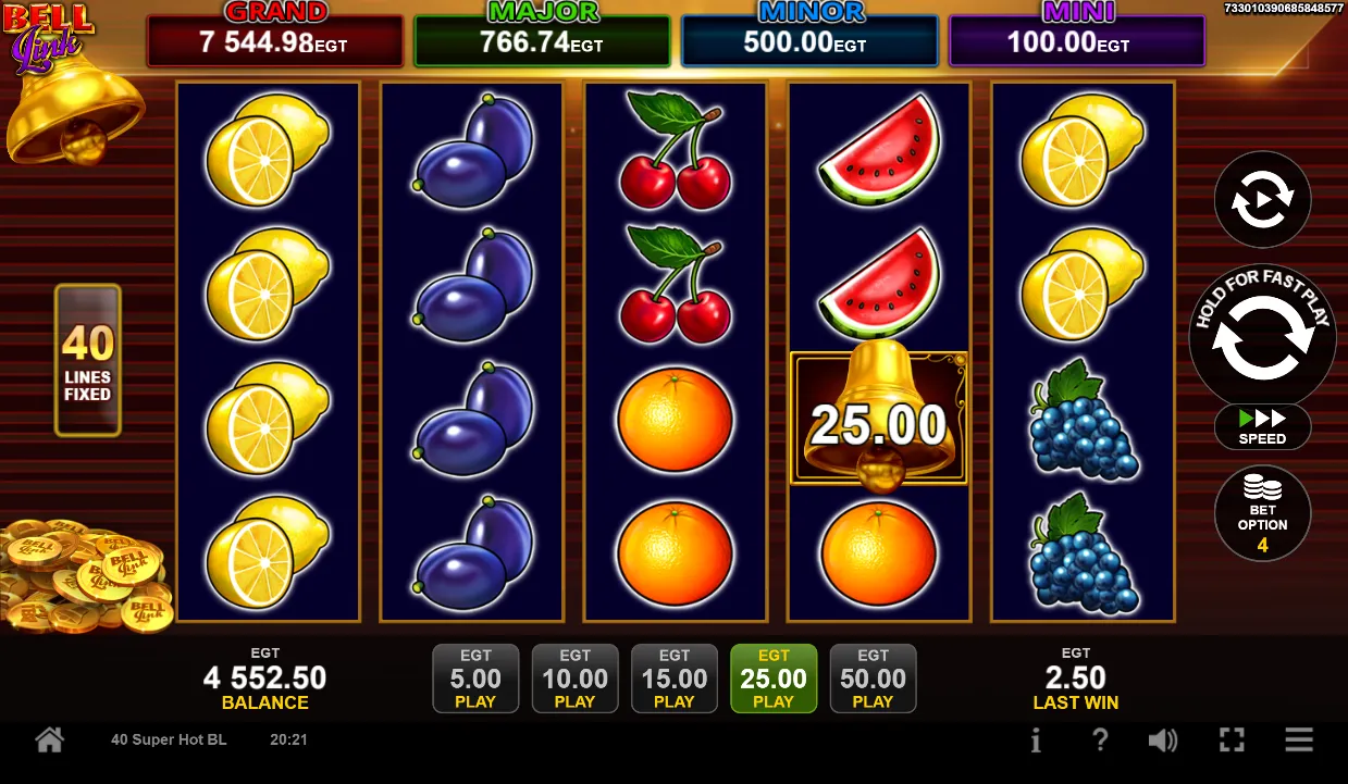 40 Super Hot Bell Link Slot